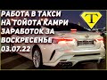 Москва Такси / Работаю в такси  / Жир воскресный / Заработок за 03.07.22