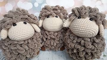 My crochet brown sheep