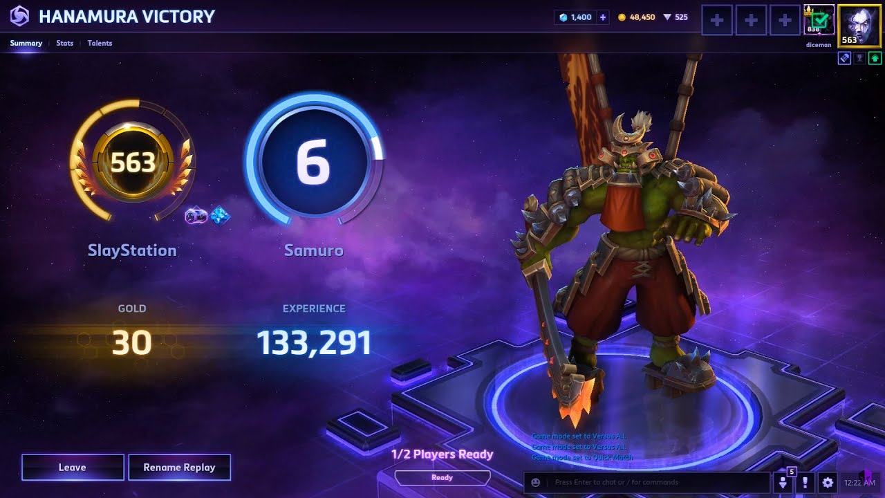 HOTS QM - Samuro winning streak