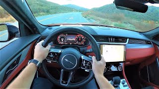 2021 Jaguar F-Pace SVR - POV Canyon Test Drive (Binaural Audio)