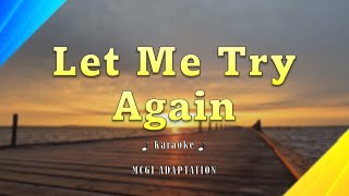 LET ME TRY AGAIN #MCGI #adaptation | Minus 1 Karaoke | Awit Kapatid (AK)
