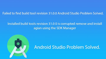 Failed to find build tool revision 31.0.0 Android Studio Problem Solved.