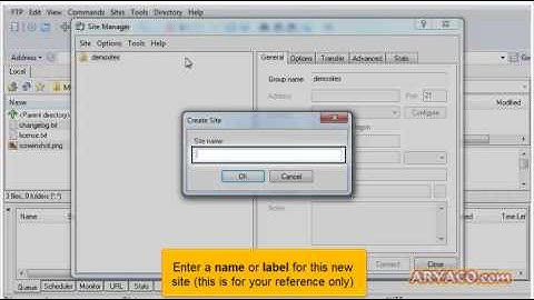Configuring your website in Leap FTP