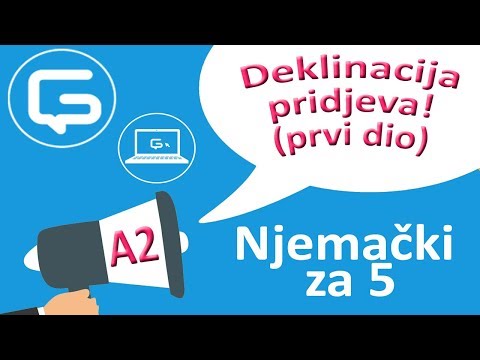 Njemački za 5: Deklinacija pridjeva njemačkom jeziku - prvi dio (epizoda 23)