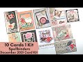 10 Cards 1 Kit | Spellbinders December 2021 Card Kit | Beauty is Everywhere