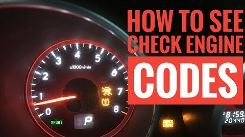 Find Check Engine CODE on Subaru without scan tool