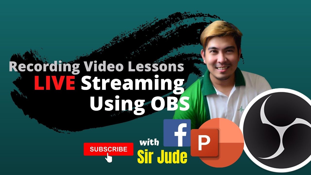 Recording Video Lessons and Live Streaming Using Open Broadcaster ...
