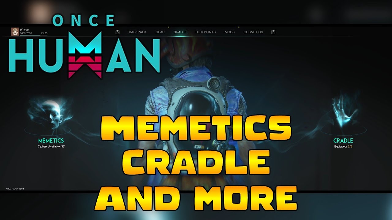 Once Human Memetics Cradle And More OnceHumanBeta YouTube once-human-memetics-cradle-and-more-oncehumanbeta-youtube