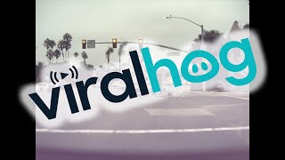 RV Door Opens Dumping Camping Gear on Road || ViralHog