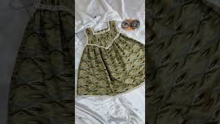 #kidswear #frockdesign #cuttingandstitching #gathers #easymethod #babyfrock #frontopening #shorts