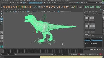 Maya Animation Alembic export and import(Alembic Cache)