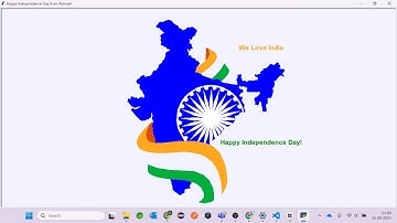 India Map using Python and Turtle || Happy Independence Day!!
