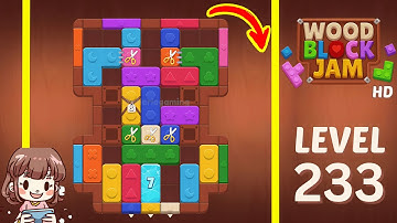 Wood Block Jam Level 233 Solution Walkthrough