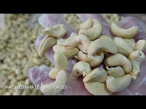 Video Cách sơ chế hạt điều tươi tại nhà máy - Hạt điều nhà Lê - youtube