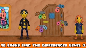 12 Locks Find The Differences Level 3