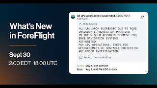 What’s New in ForeFlight (September 2026)