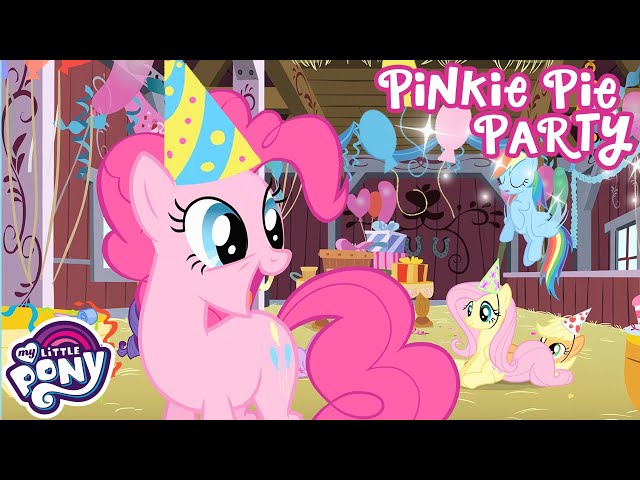 My Little Pony: Friendship is Magic | Pinkie Pie Party 🎉 | BEST Party Moments | FiM class=