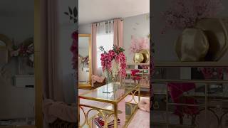 Small livingroom decor #renterfriendly  #smalllivingroom #smallspacebigtaste #pinkdecor