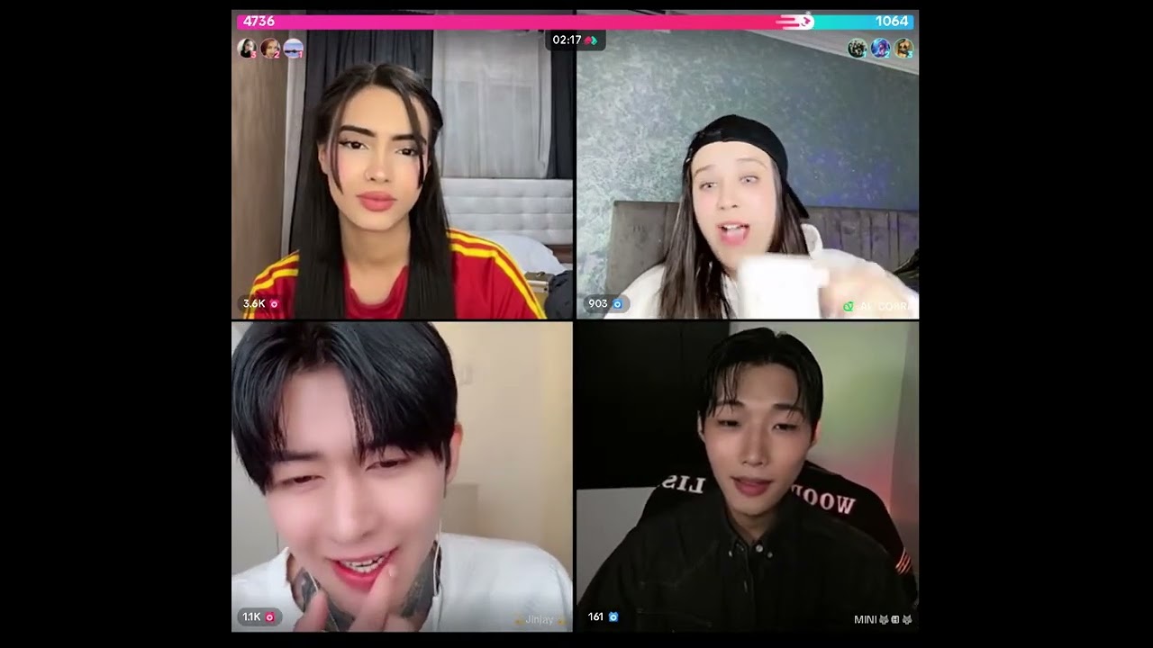 هيام كيست مع الكوبرا والشباب الكوريين 🤣 صارت تتغزل فيه بث 2/20