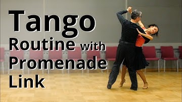 Tango Basic Routine with Promenade Link to Promenade Position | Dance Lesson