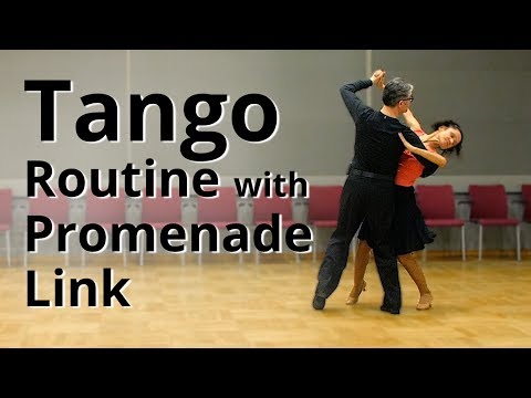 Tango Basic Routine with Promenade Link to Promenade Position | Dance Lesson