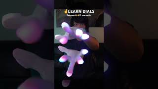 Learn this dial sequence! #gloving #lightshows #edm
