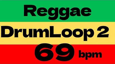 Reggae Drum Loop2 Practice Tool 69bpm  [Bob Marley Three little birds -cover]