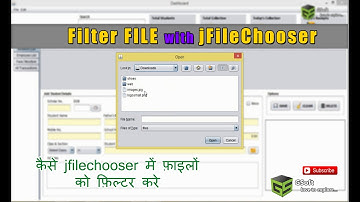 how to filter files in jfilechooser | file extension filter | java netbeans tutorials #37