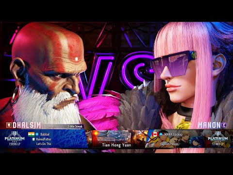SF6 Dhalsim Street Fighter 6 Platinum Level Gameplay 4K 60fps Ranked Matches