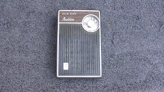 1970 Audition AM Pocket Radio Repair Quick Fix Woolworth Store Radio