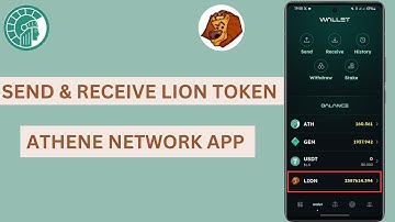 ATHENE NETWORK | HOW TO SEND AND RECEIVE LION TOKEN | ATHENE WALLET