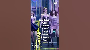 RANKING BLACKPINK & TWICE & RED VELVET & ITZY & AESPA & IVE & (G)I-DLE IN DIFFERENT CATEGORIES