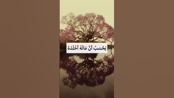 وَيْلٌ لِكُلِّ هُمَزَةٍ لُمَزَةٍ❤️#مع_القرآن #حسن_الظن_بالله #راحة_نفسية #سورة_الهمزة