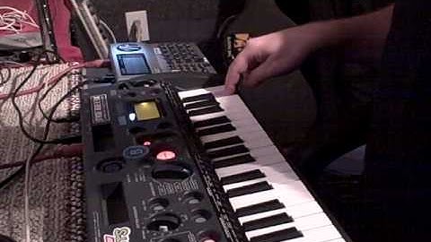 KORG microSAMPLER + BOSS Dr. Rhythm DR-670 = MIDI module sampling tutorial 2
