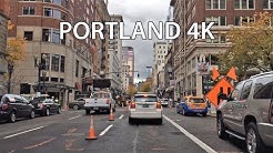Driving Downtown - Portland 4K - Oregon USA