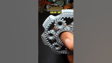 3D-Printed Gear Finger Fidget Spinner, Play with Toys. #3dprinting #toys #spinner