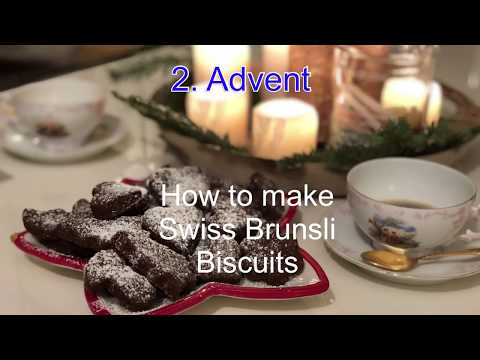 How you make Swiss Brunsli Biscuits