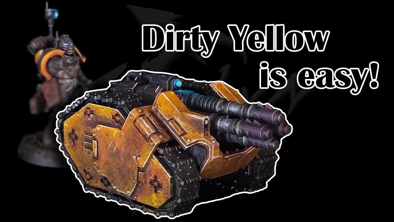 Painting yellow Space Marines is EASY! (Imperial Fists, Horus Heresy ...