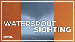 Waterspout spotted off Oregon's southern coast near Brookings