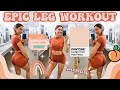 EPIC LEG WORKOUT With Warm Ups! | form cues & pointers | detailed!!!🍑