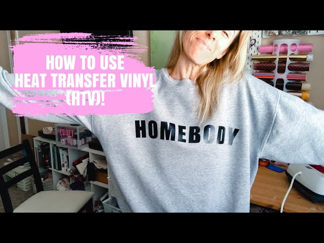 How to use heat transfer vinyl for Cricut - the momma llama