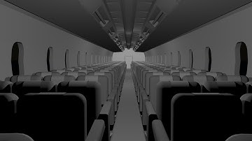 Maya 2014 tutorial : How to model an Airplane interior