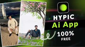 Instagram Trending Hypic Ai Photo Editing Tutorial | Free Ai Edit App