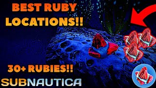 BEST RUBY Locations in SUBNAUTICA!