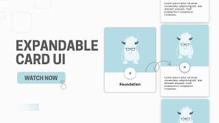Build a Smooth Expandable Card UI Using HTML CSS | Card Hover Effect