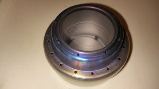 エバニューEVERNEW チタンアルコールストーブ EBY254直置きで意外に長持ち！直置きの燃焼時間検証