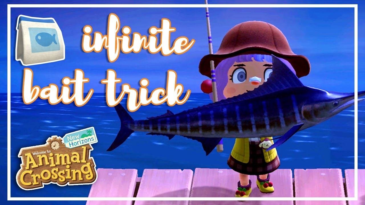 🎣 NEVER RUN OUT OF BAIT AGAIN  Animal Crossing New Horizons Tip