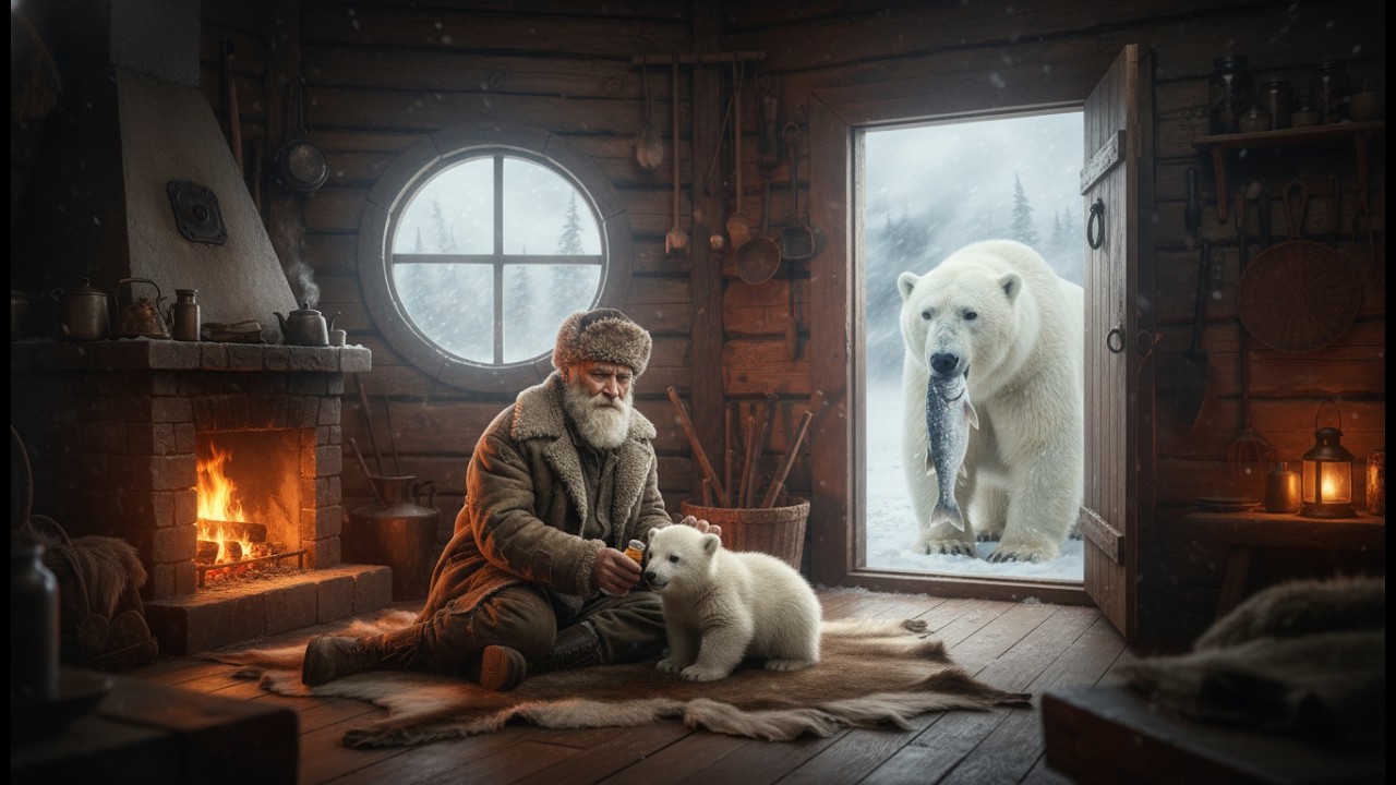 How a Polar Bear Mother Thanked The Man Lonely Who Saved Her Cub | Snow Rescue Story ❄️🐻