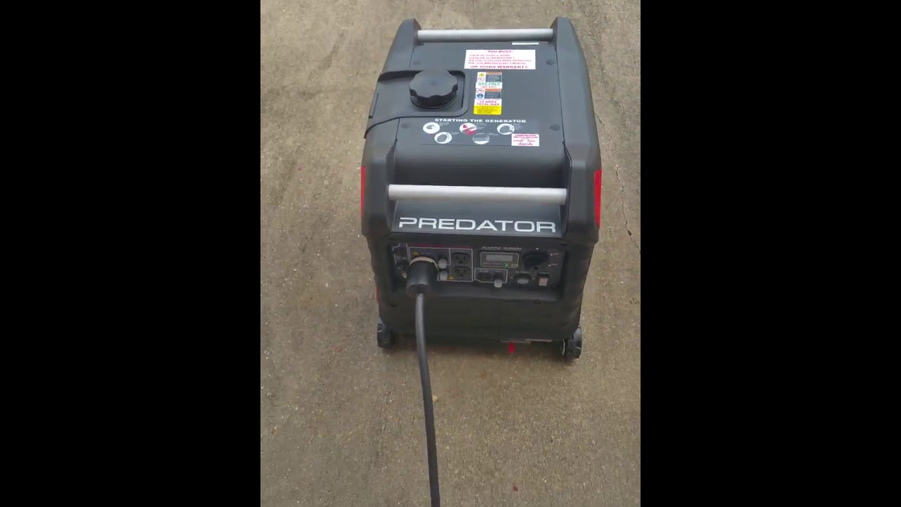 Predator 3500 Inverter Generator - YouTube
