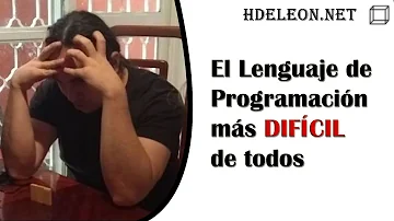 ¿Qué lenguaje de programación es el más difícil de aprender?